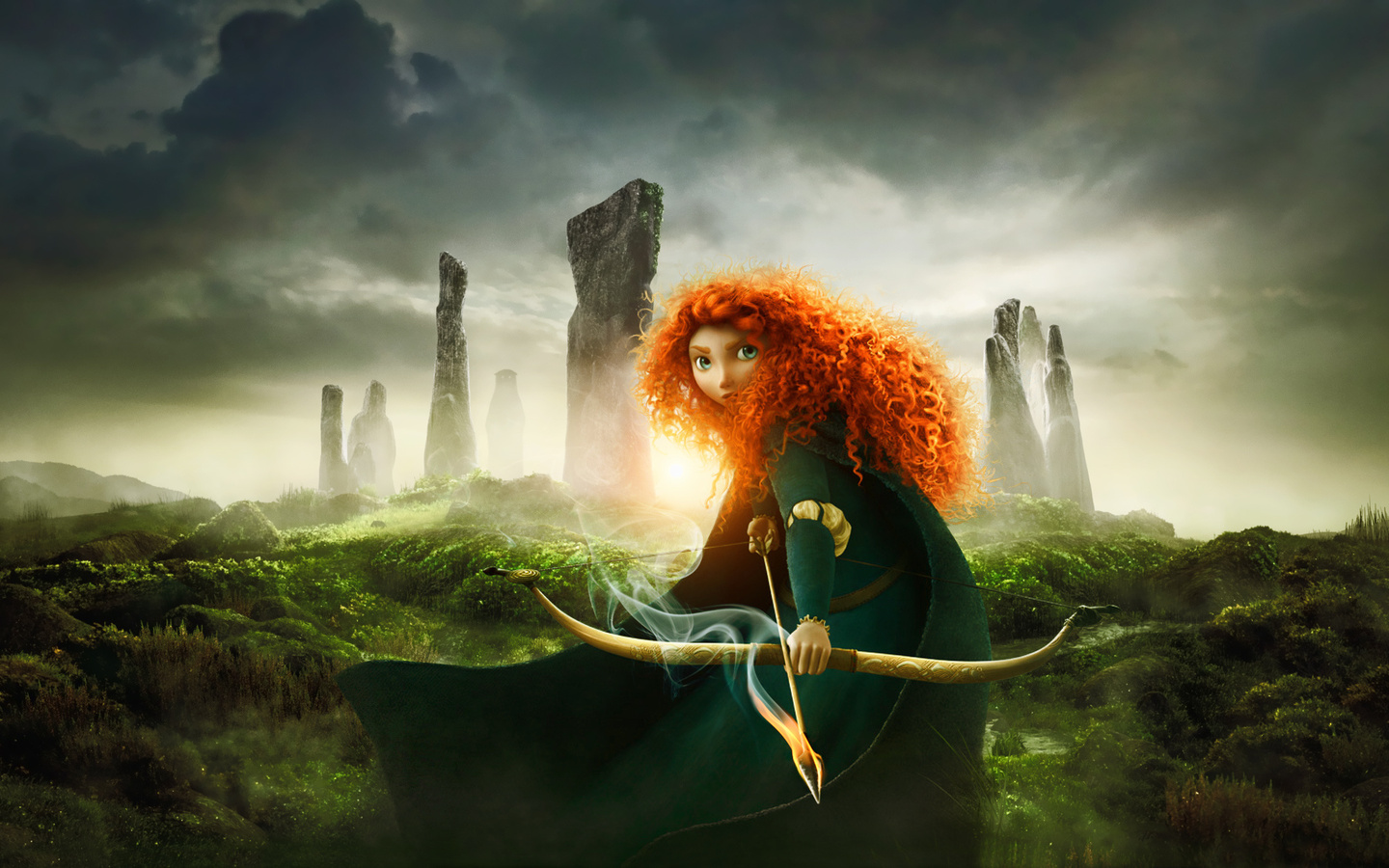 disney, scotland, the movie, Brave, merida, pixar, red hair, film, princess