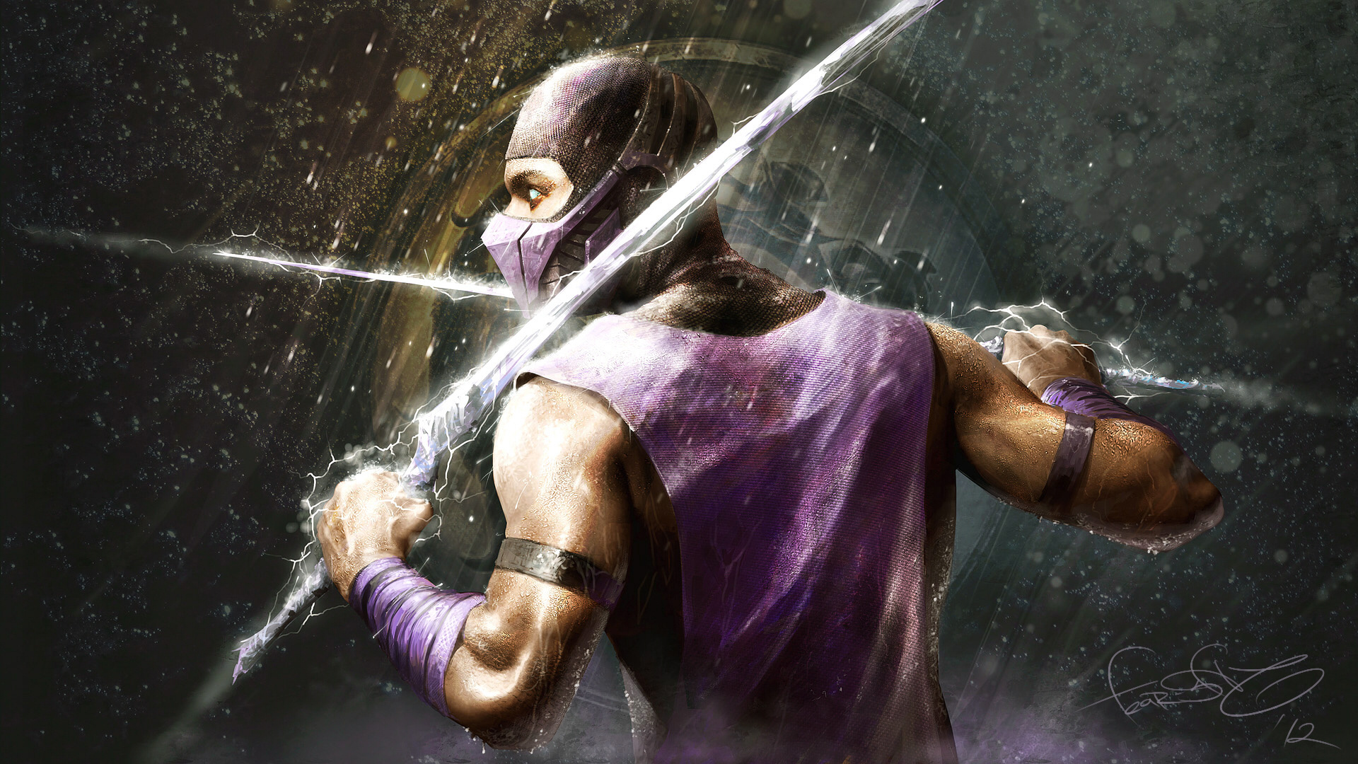 fan art, rain, , , , Mortal kombat, , 