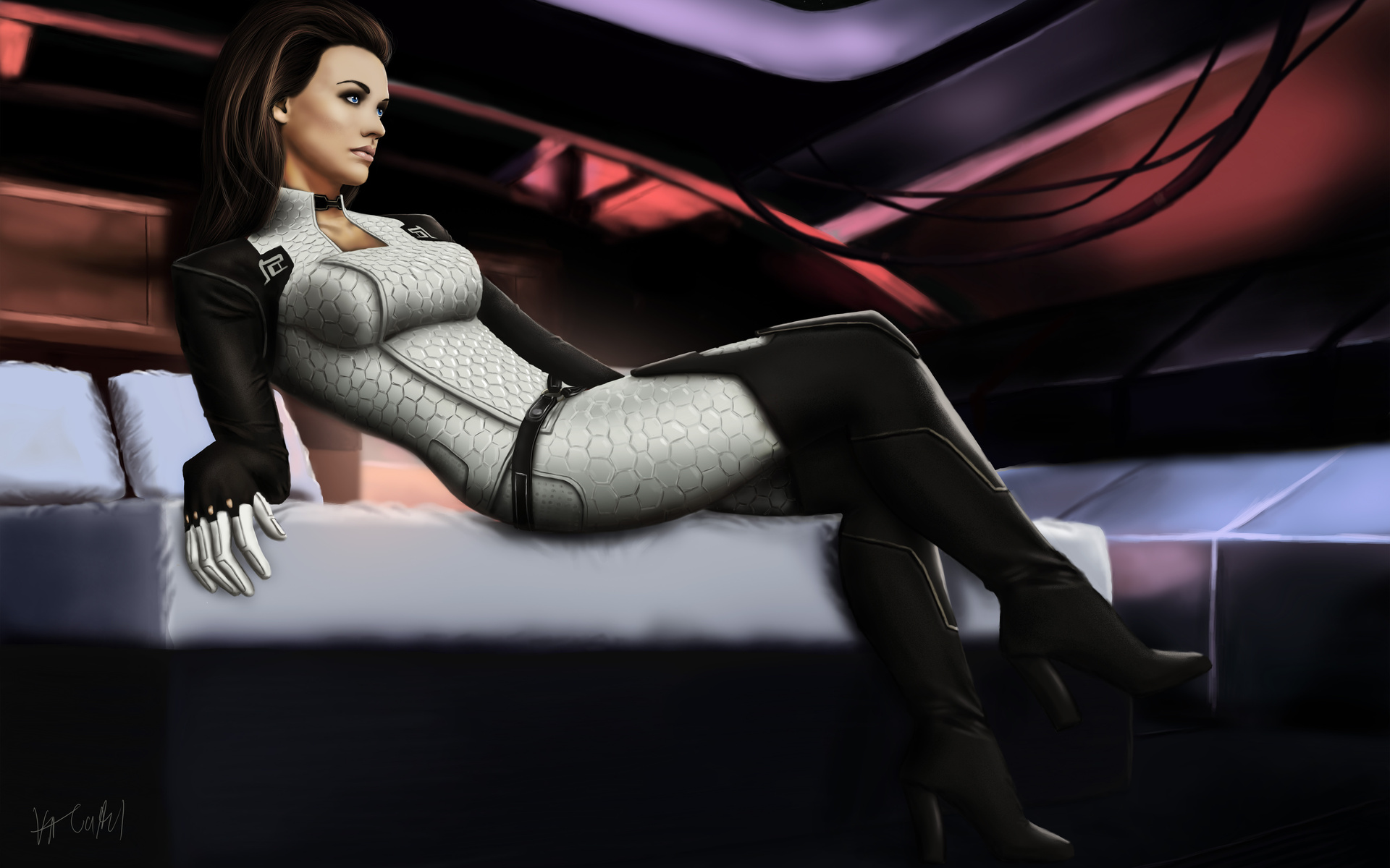 , , , , miranda lawson, mass effect, 