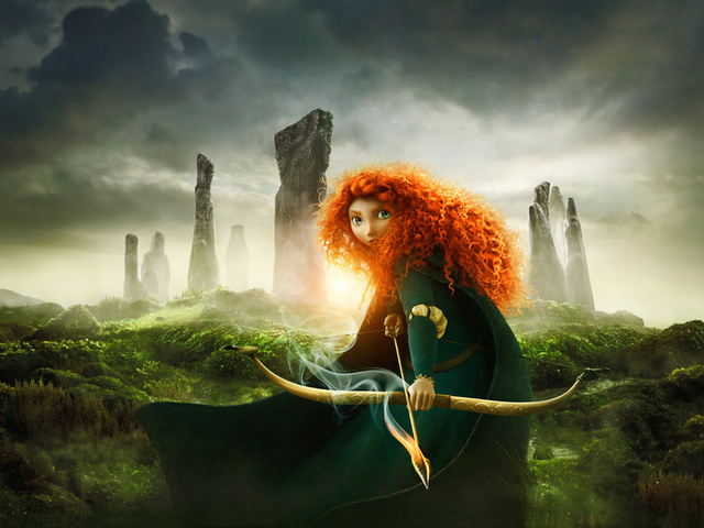 disney, scotland, the movie, Brave, merida, pixar, red hair, film, princess