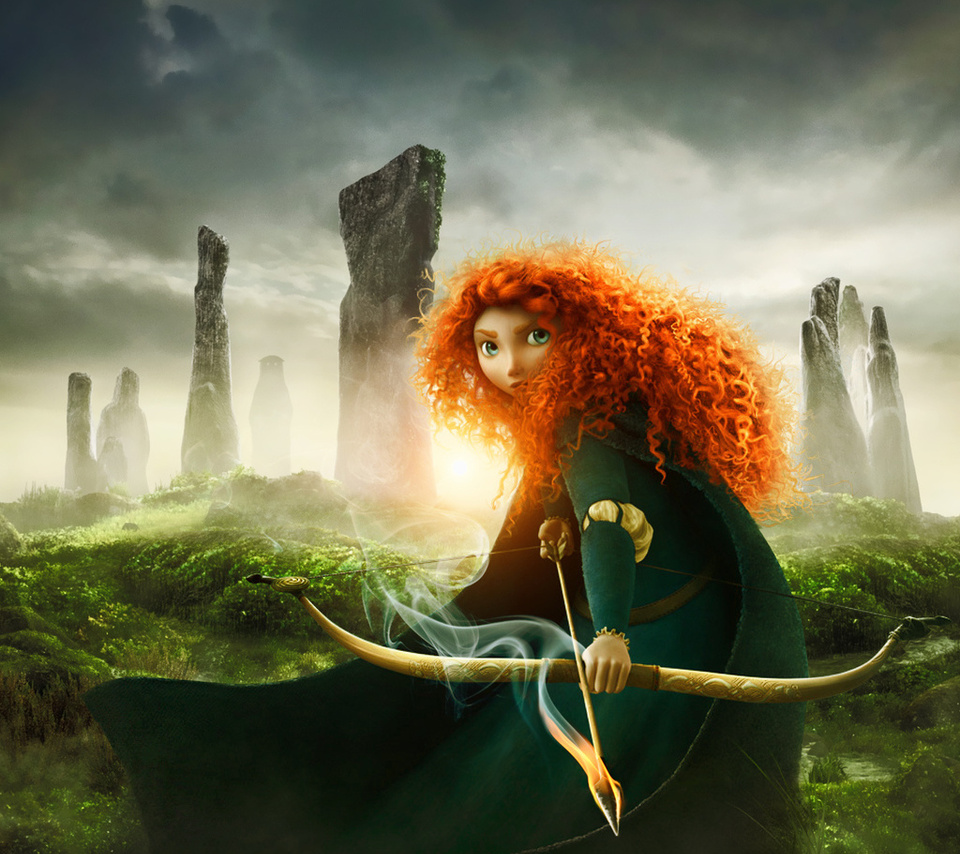 disney, scotland, the movie, Brave, merida, pixar, red hair, film, princess