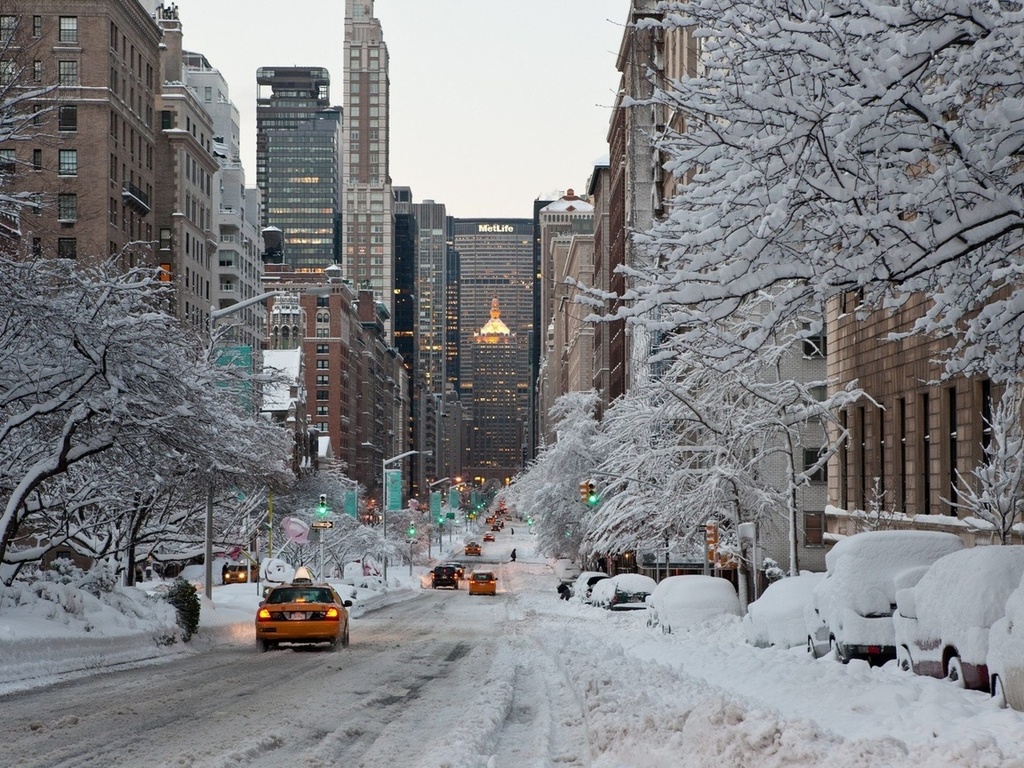 winter, nyc, city, new_york, Usa, 