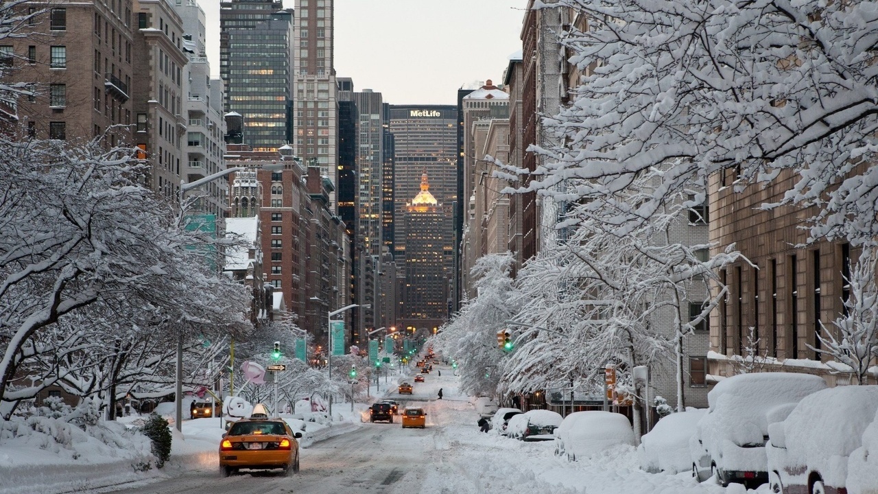 winter, nyc, city, new_york, Usa, 