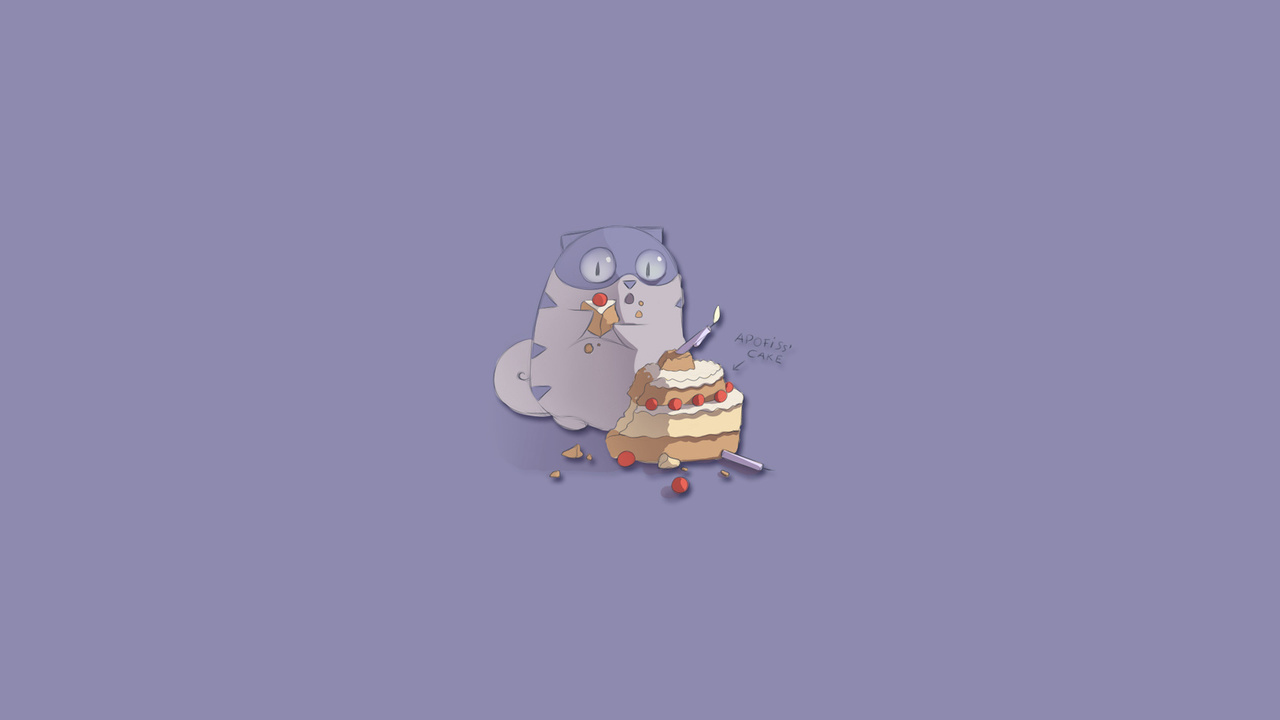 Apofiss, , boggart cat, , cake, , 