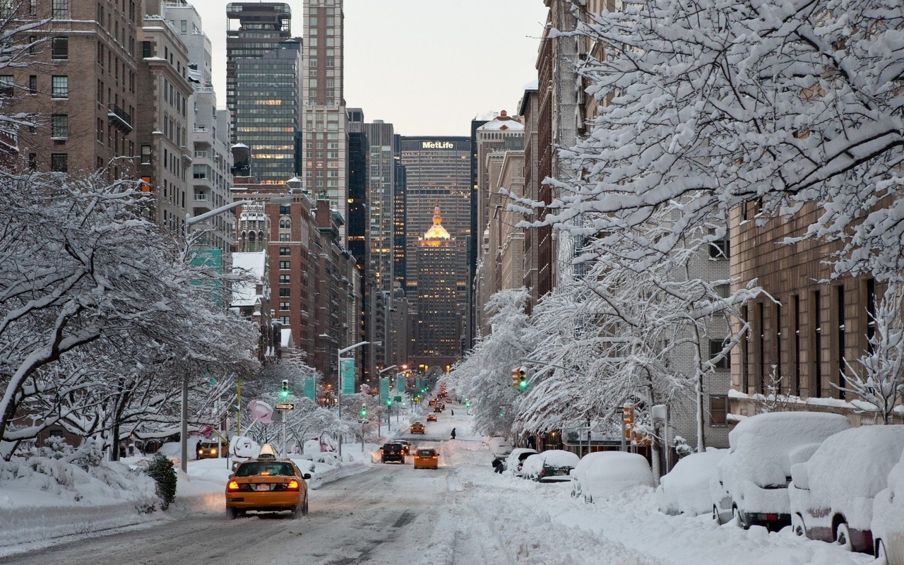 winter, nyc, city, new_york, Usa, 