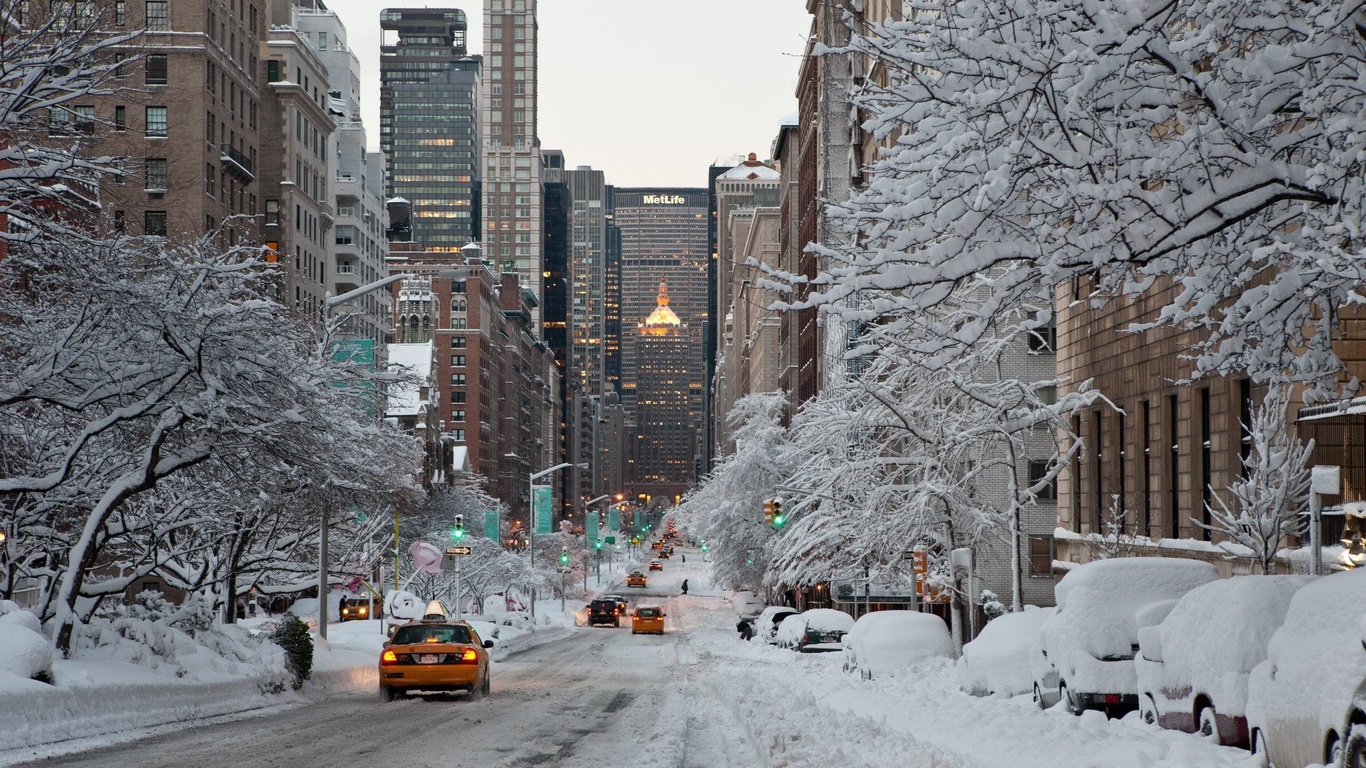 winter, nyc, city, new_york, Usa, 