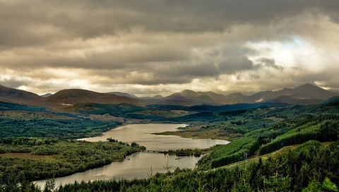 lake, loch garry, , scotland, Great britain, 