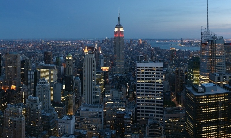 New york, . , empire state building