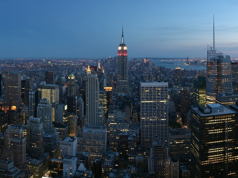 New york, . , empire state building