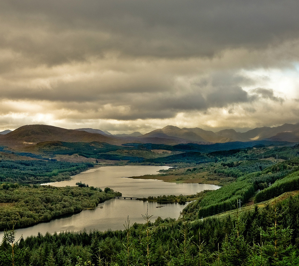 lake, loch garry, , scotland, Great britain, 