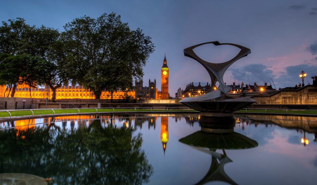 , big ben, uk, night, , London, , england