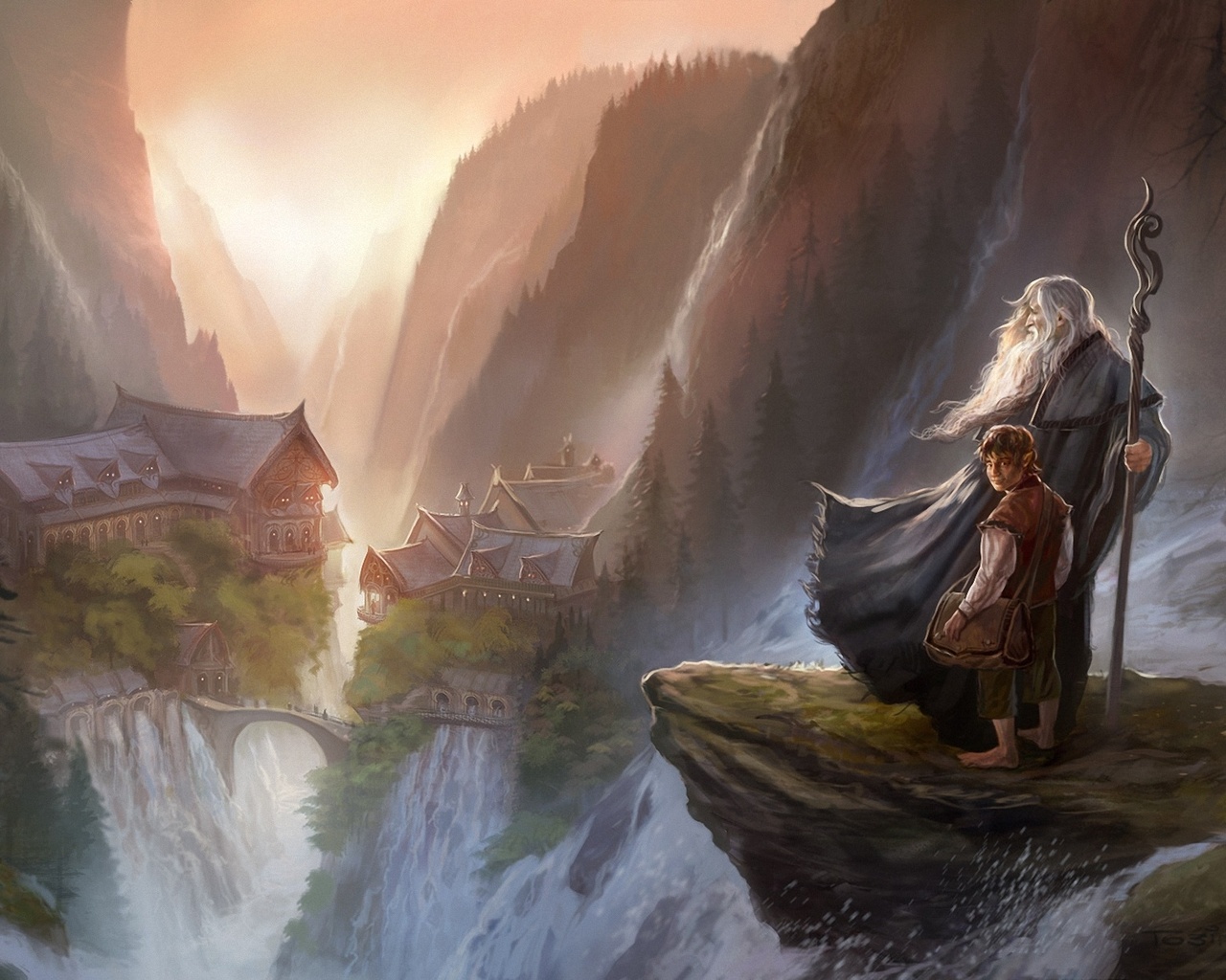 rivendell, , , an unexpected journey, the hobbit, , gandalf