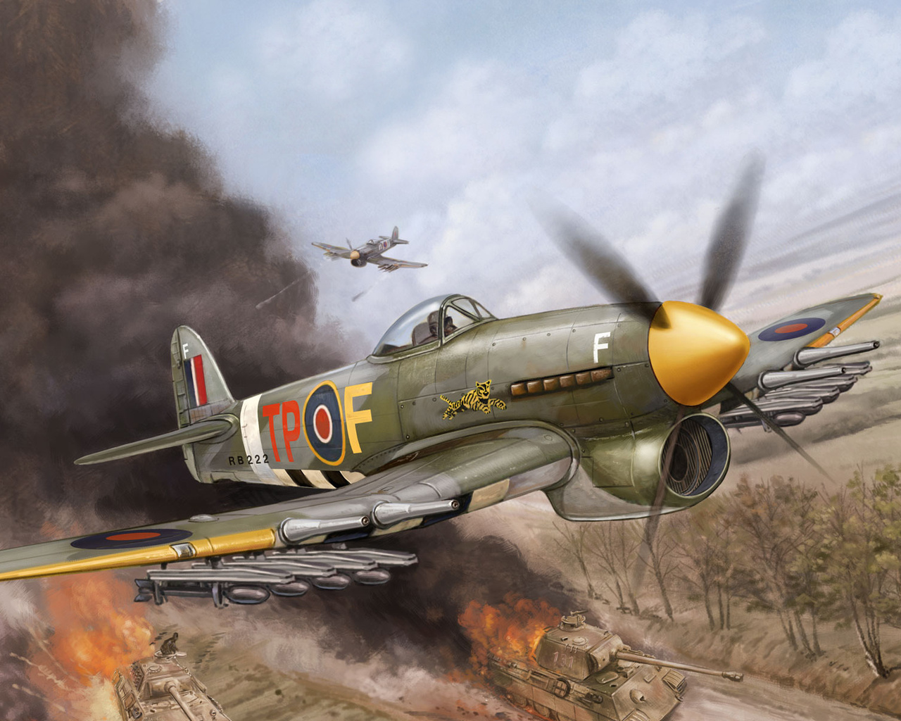 ,  , , , hawker typhoon