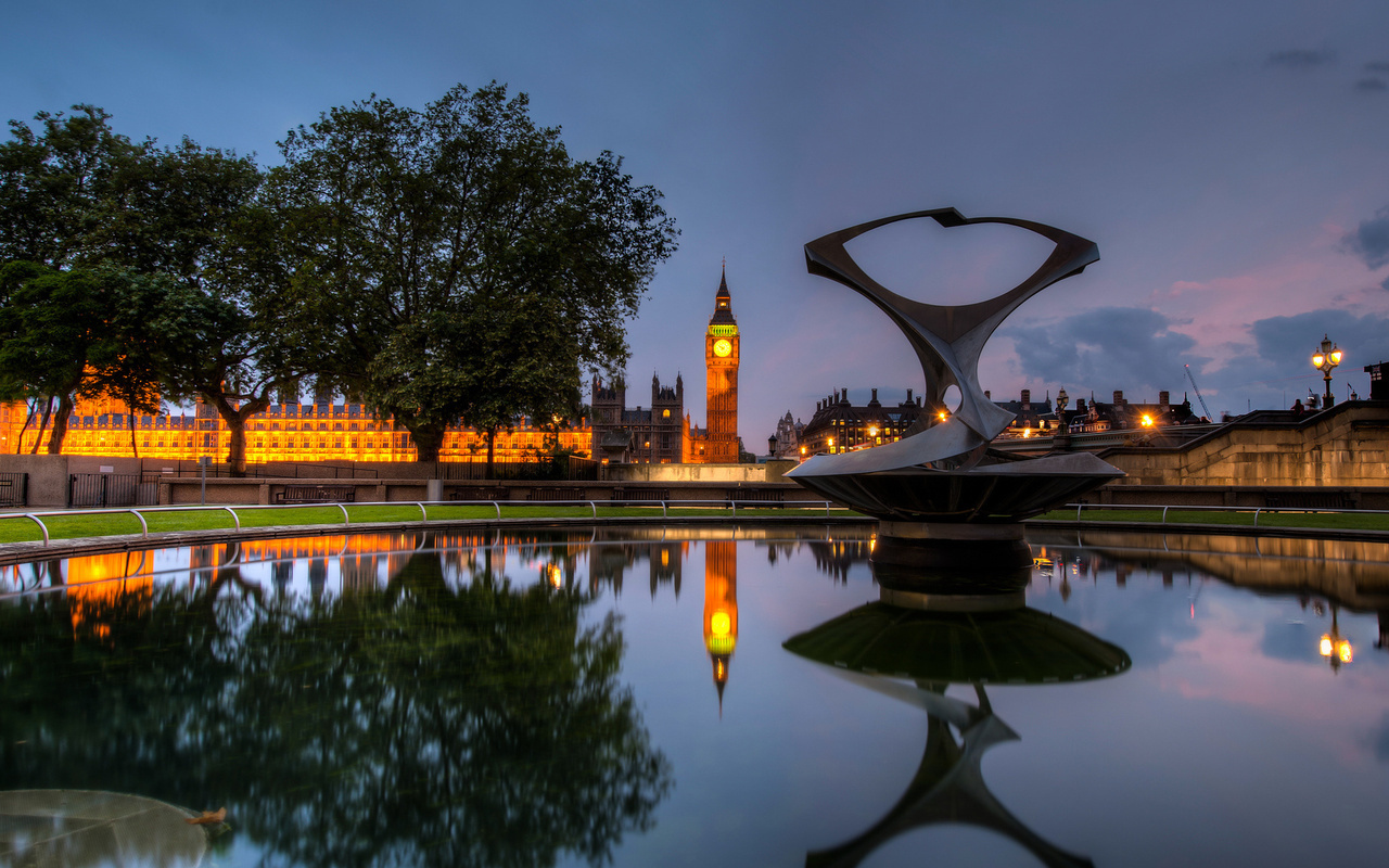 , big ben, uk, night, , London, , england