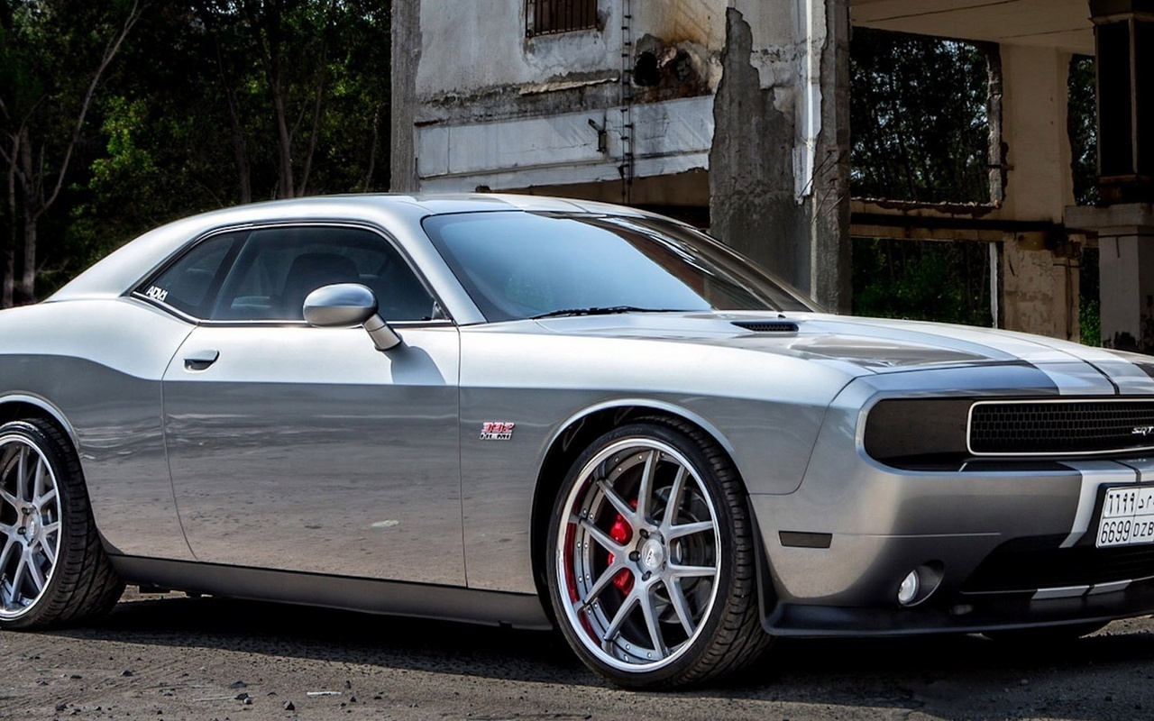 silver, dodge, srt8, Car, wallpapers, adv1, tuning, beautiful, challenger, desktop