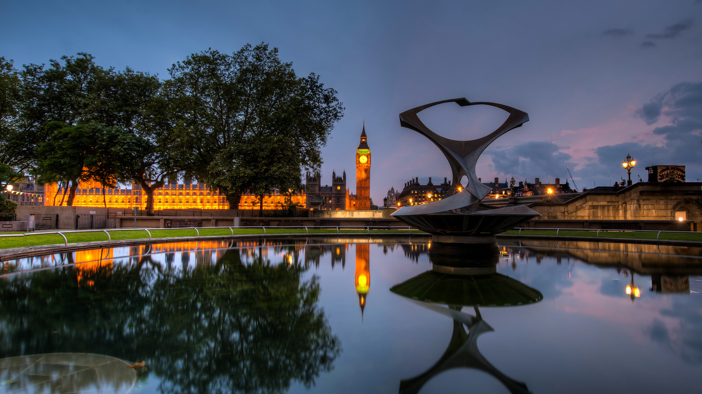 , big ben, uk, night, , London, , england