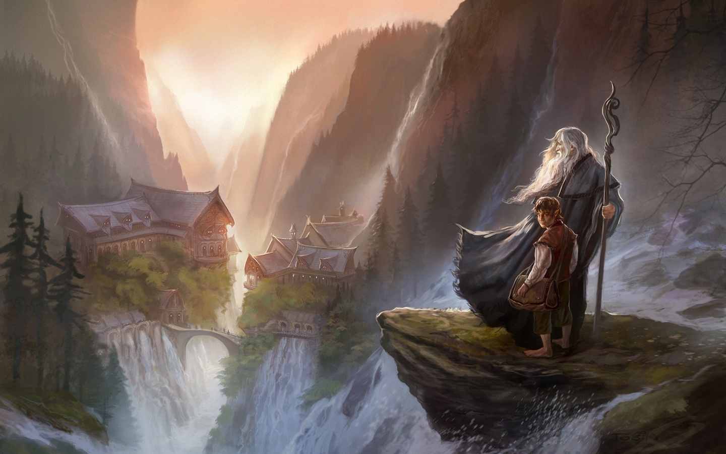 rivendell, , , an unexpected journey, the hobbit, , gandalf