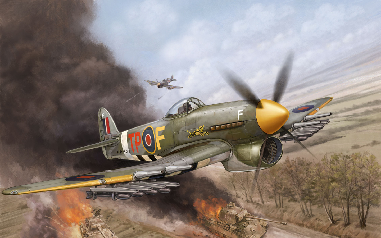 ,  , , , hawker typhoon