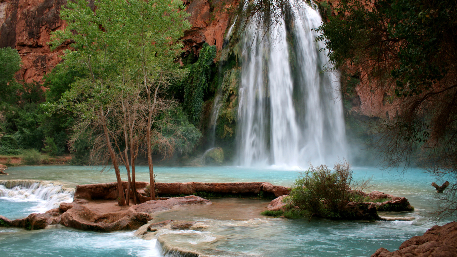 havasupai indian reservation,  , havasu falls, , 