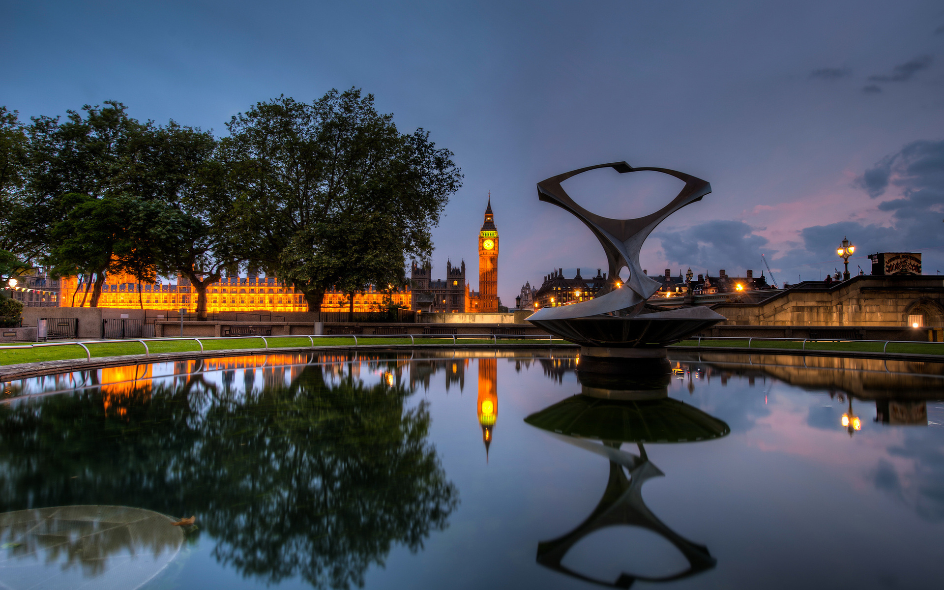 , big ben, uk, night, , London, , england