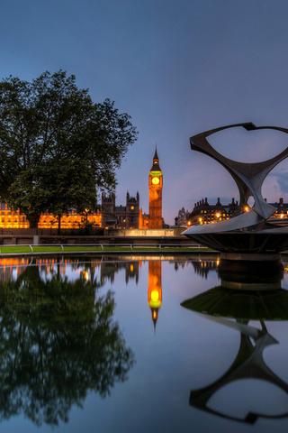 , big ben, uk, night, , London, , england