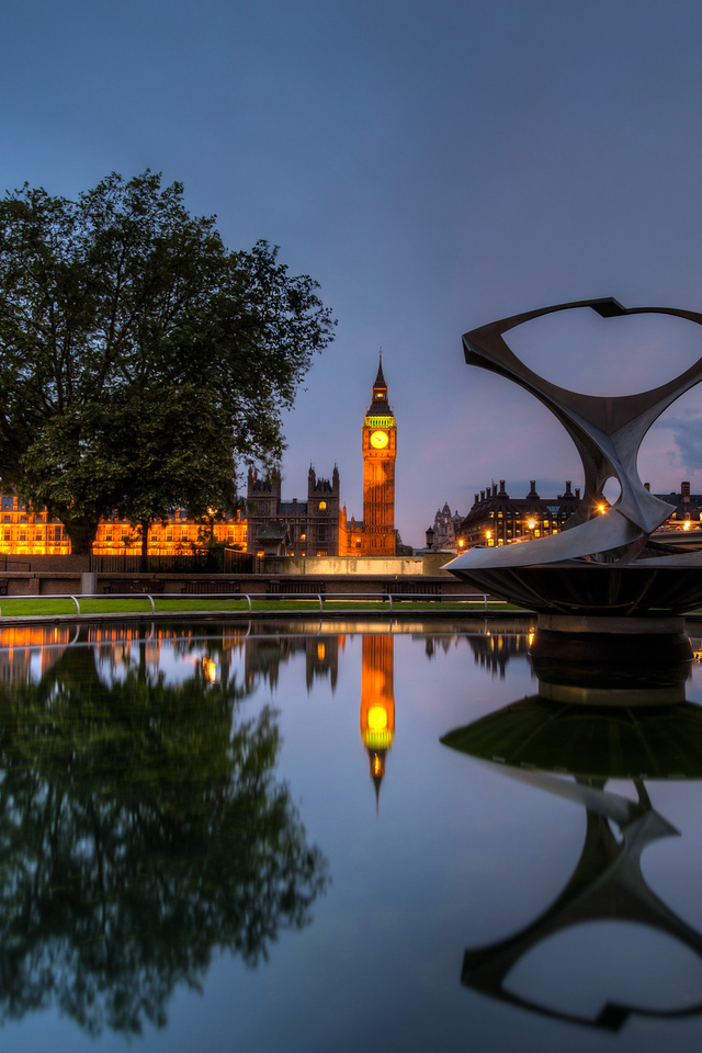 , big ben, uk, night, , London, , england