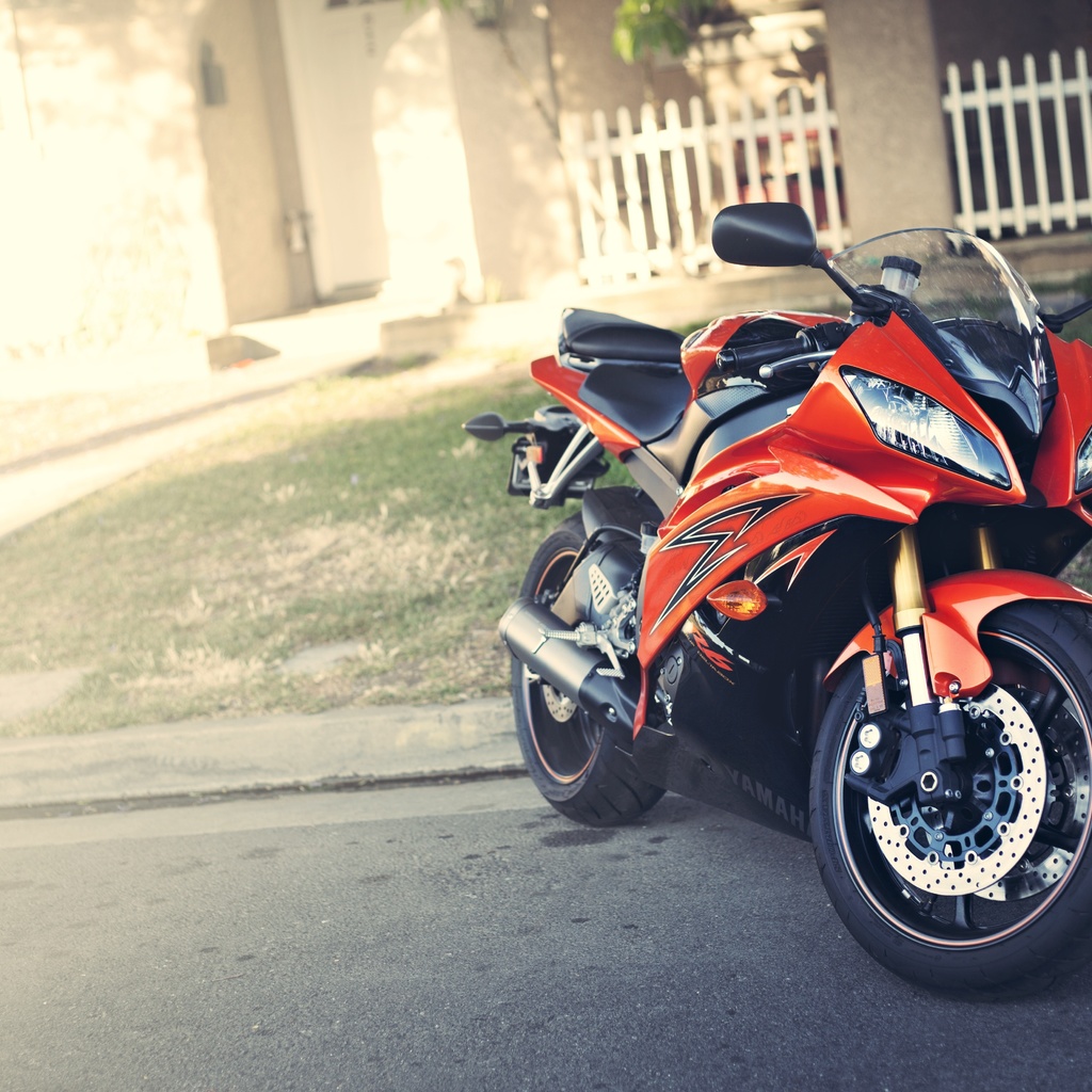 Yamaha, red, , yzf-r6, , motorcycle, , 