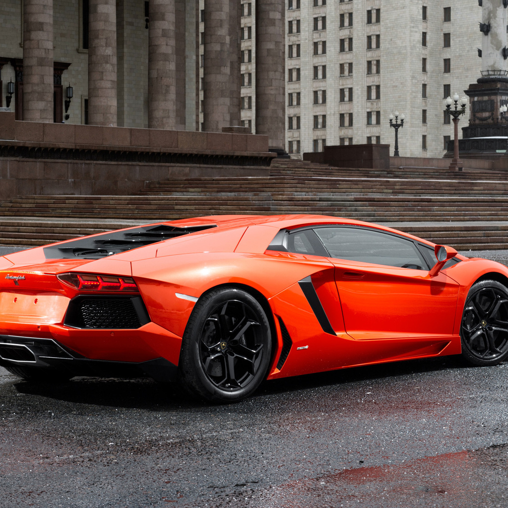 , , orange, Lamborghini aventador lp700-4, 