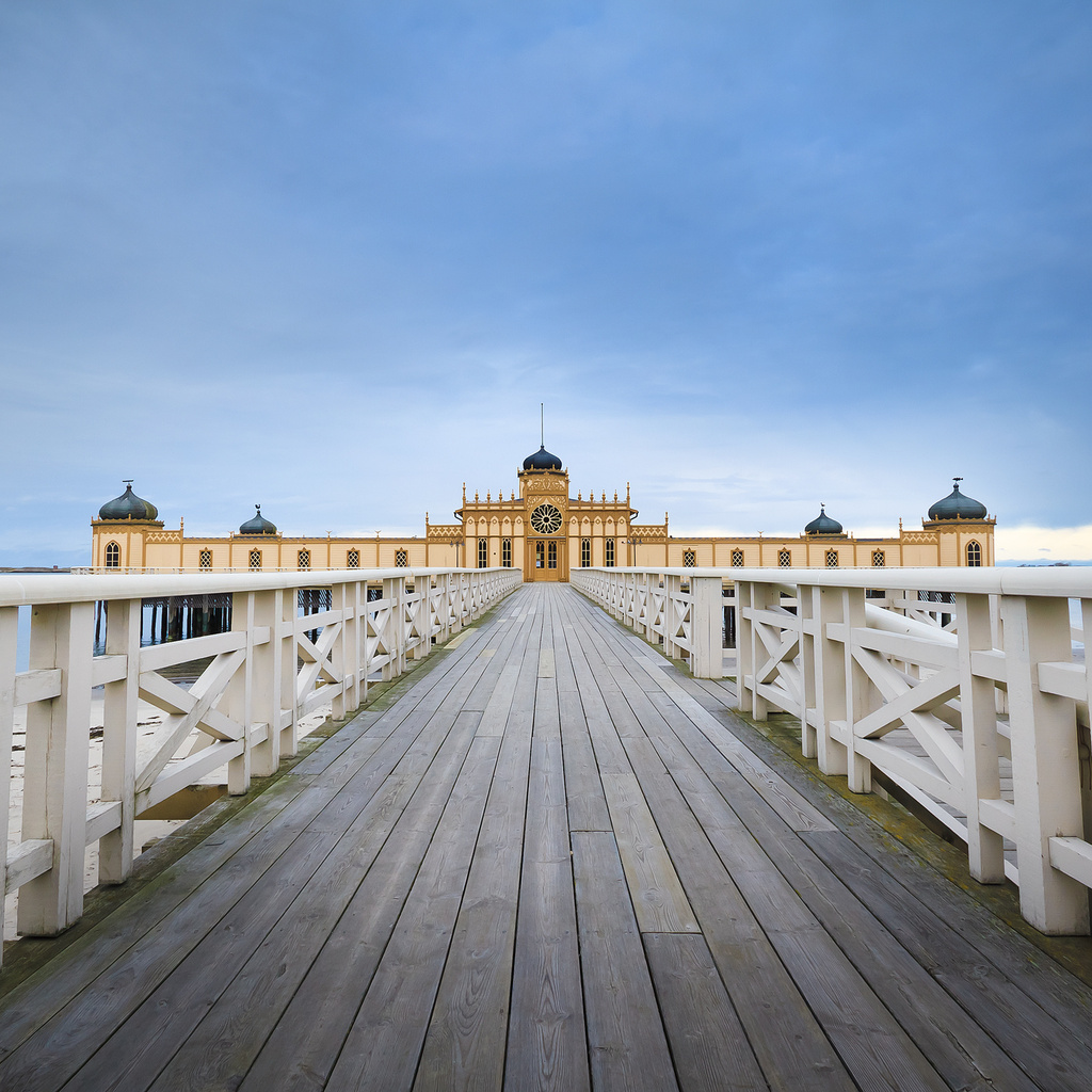 sea, , sky, bath, , , , , blue, Sweden, pier