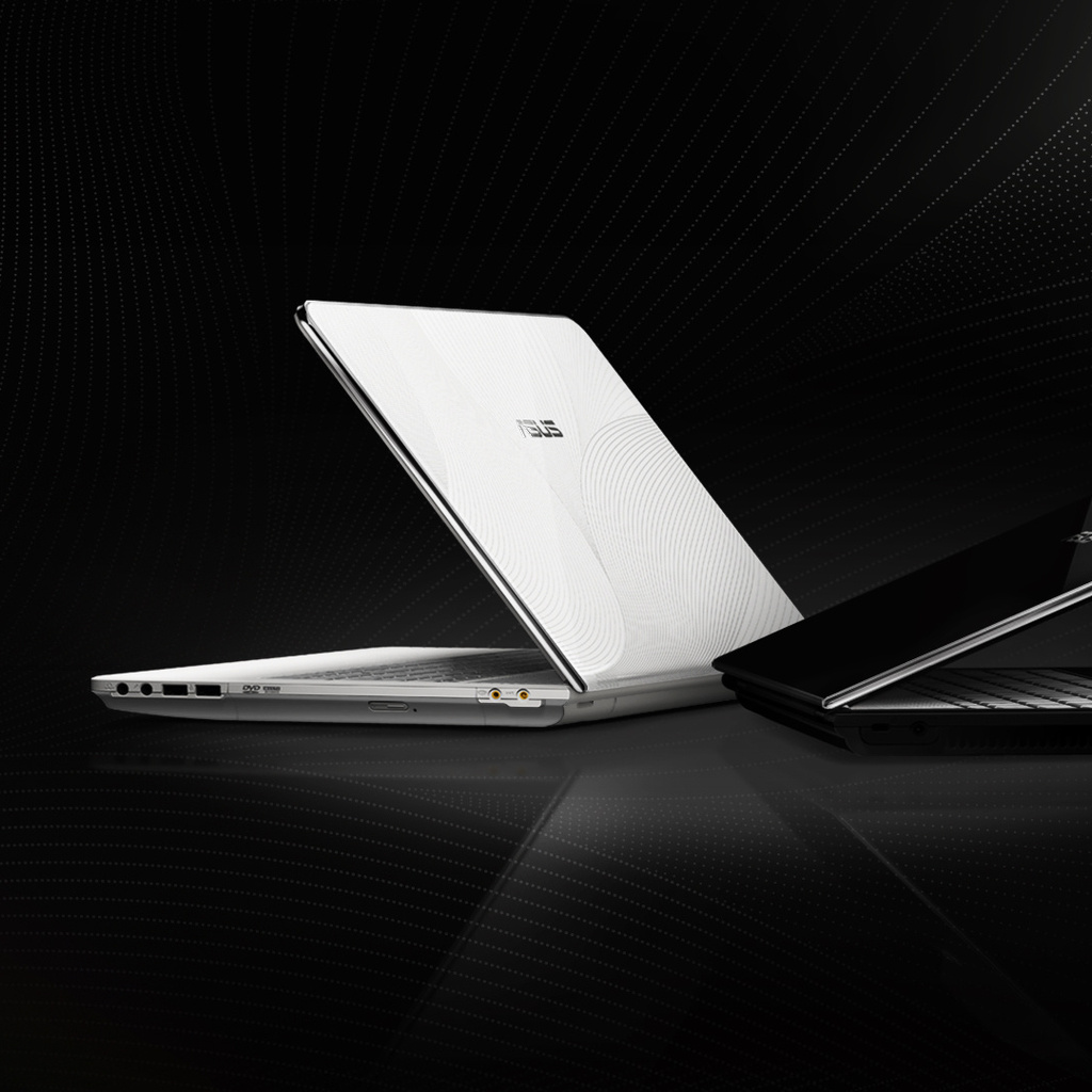Asus, n5, laptop, white