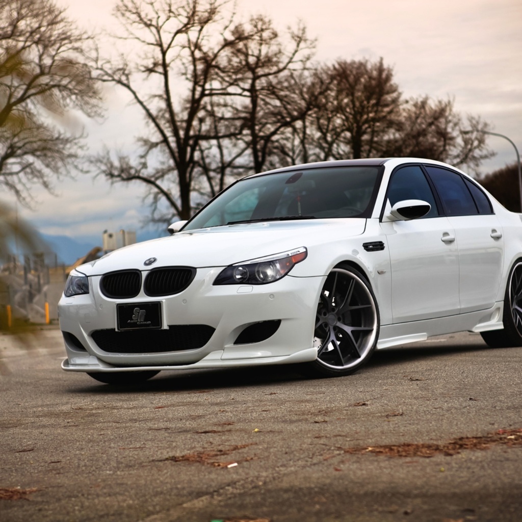 parking, , m5, , white, e60, , Bmw, , 