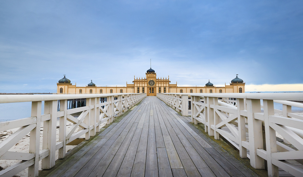 sea, , sky, bath, , , , , blue, Sweden, pier