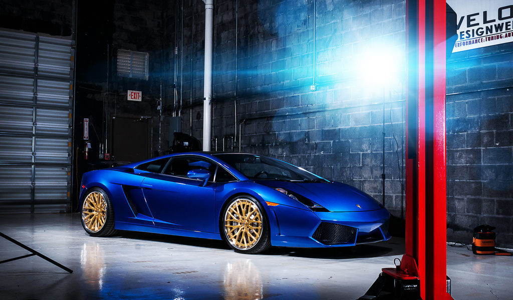 , gallardo, , blue, , Lamborghini