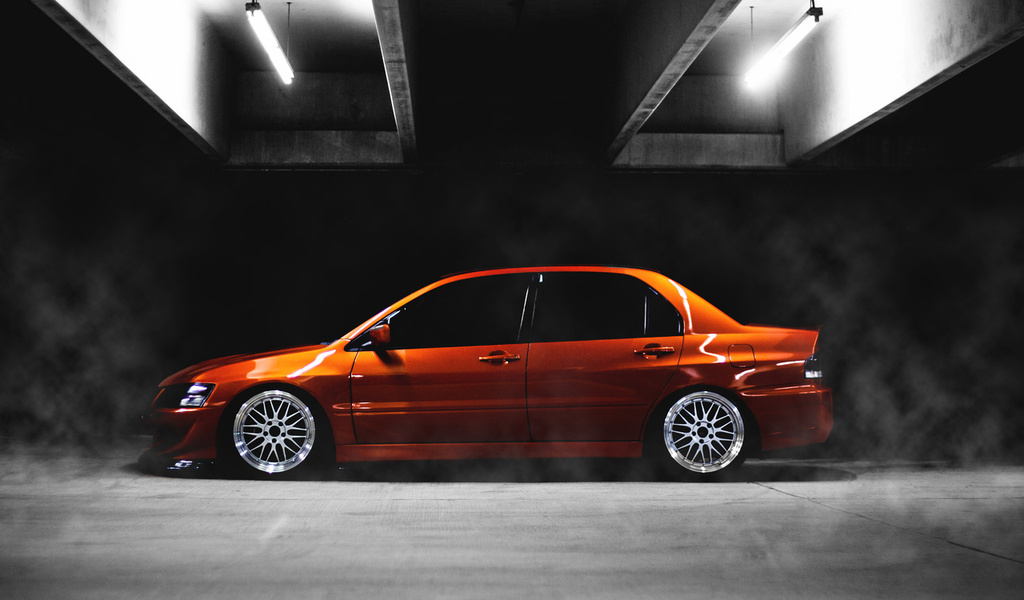 , orange, low, , Mitshubishi, lancer, ix, evo, evolution