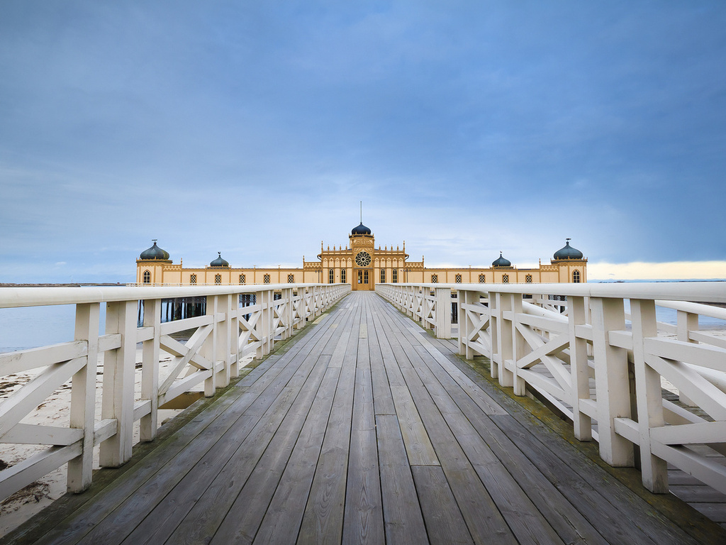 sea, , sky, bath, , , , , blue, Sweden, pier