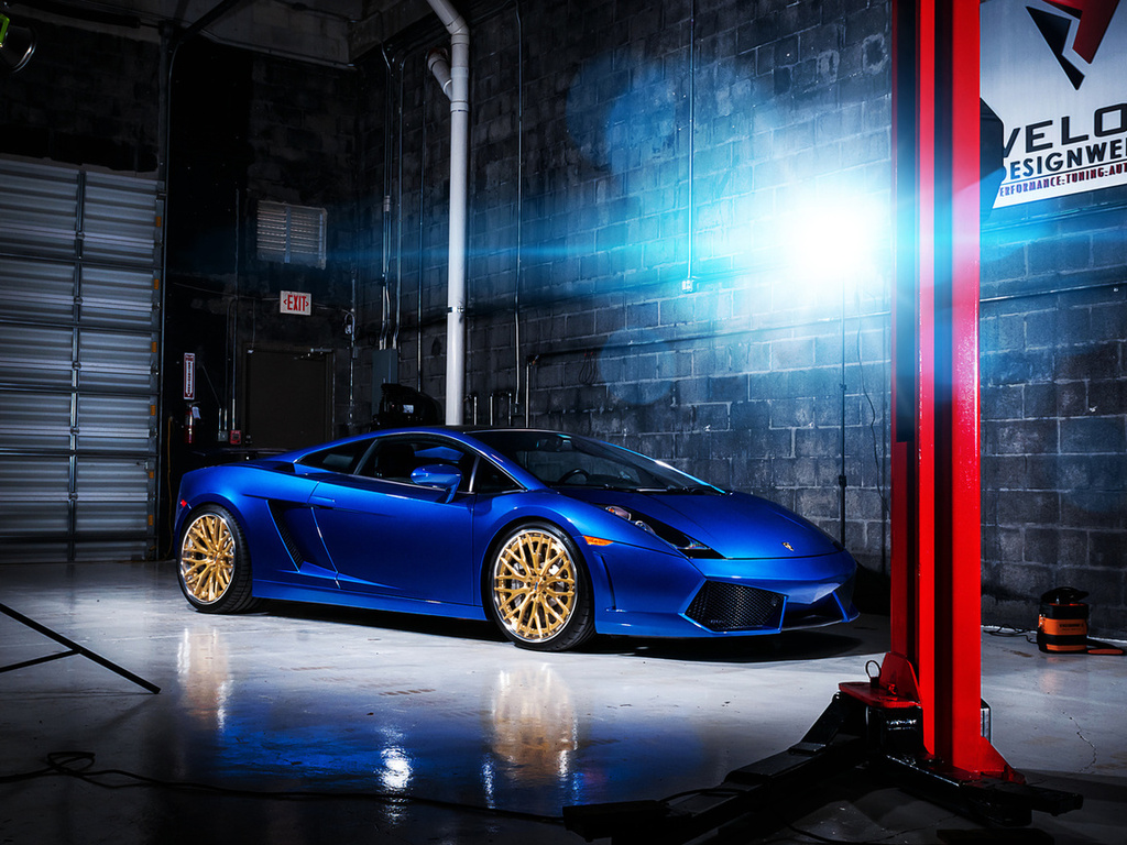 , gallardo, , blue, , Lamborghini