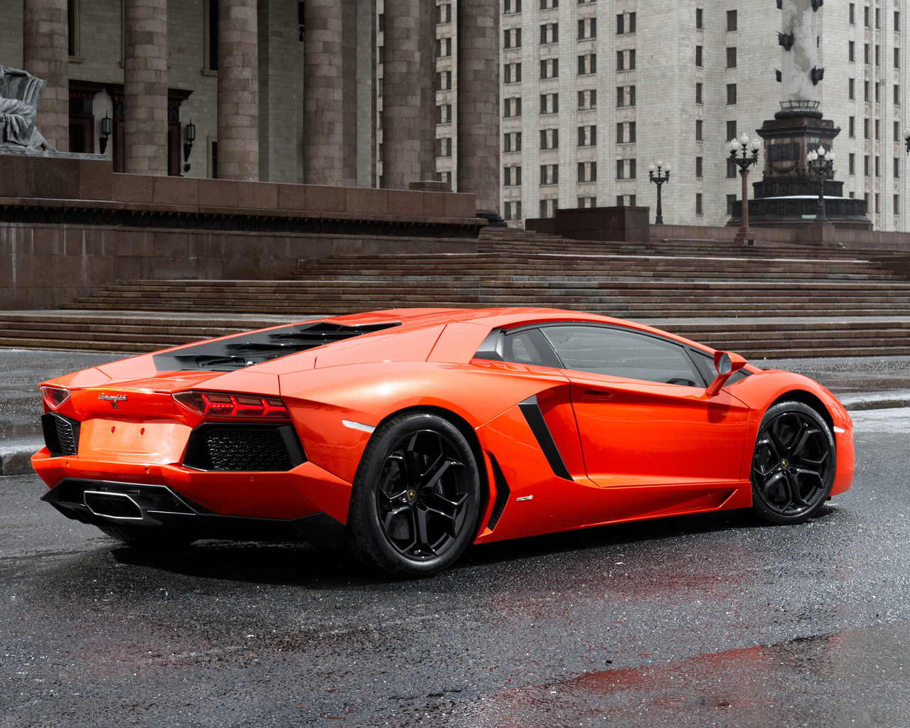 , , orange, Lamborghini aventador lp700-4, 