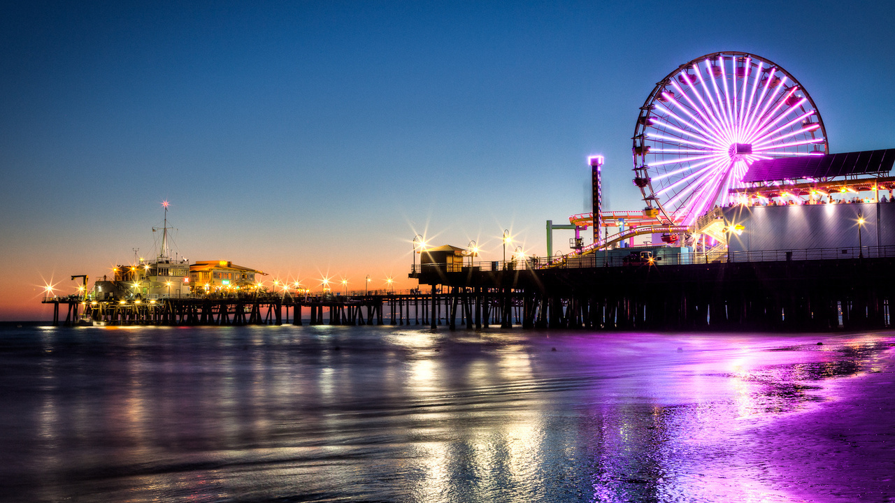 city, los angeles, santa monica, , , california, Usa