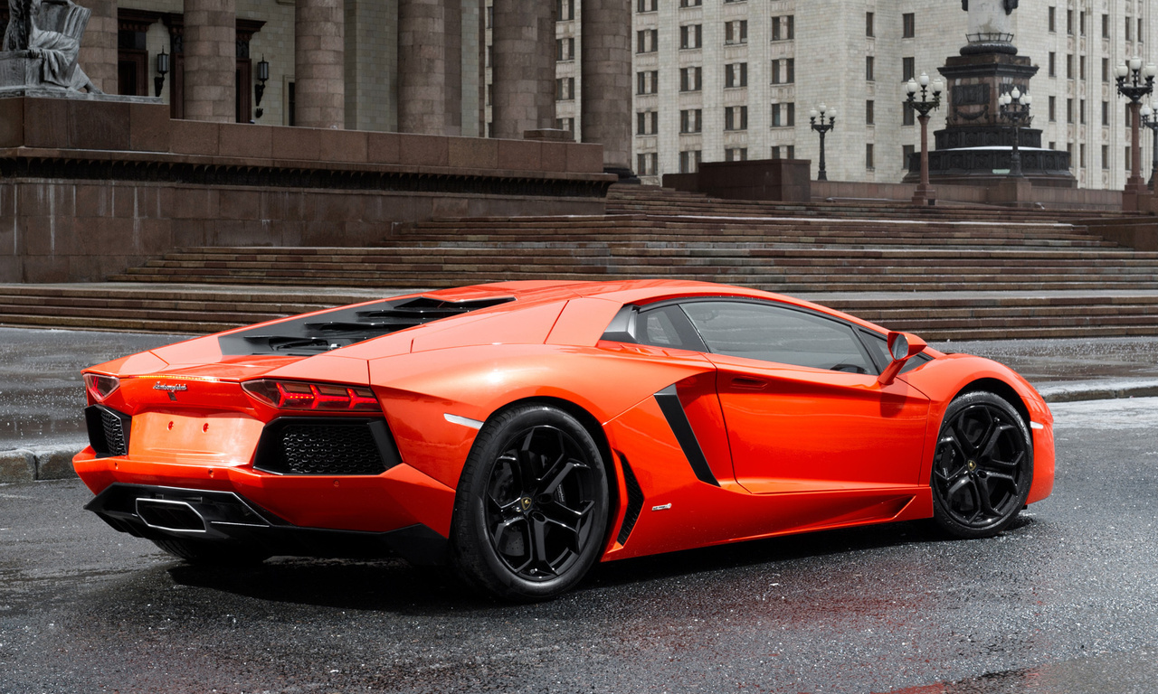 , , orange, Lamborghini aventador lp700-4, 