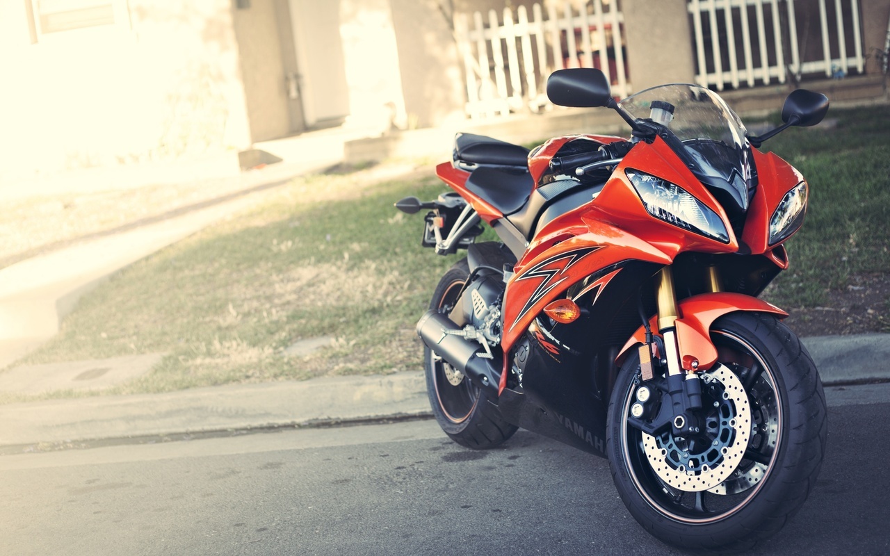 Yamaha, red, , yzf-r6, , motorcycle, , 