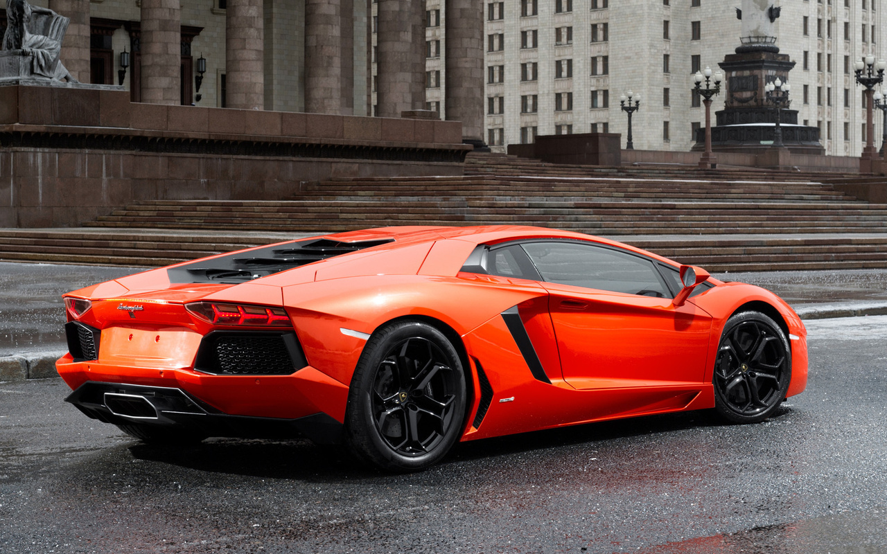 , , orange, Lamborghini aventador lp700-4, 