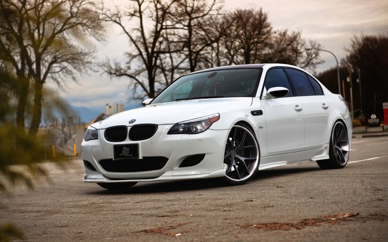 parking, , m5, , white, e60, , Bmw, , 