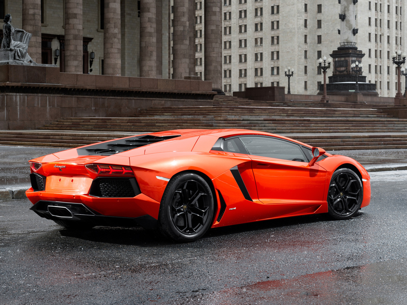 , , orange, Lamborghini aventador lp700-4, 