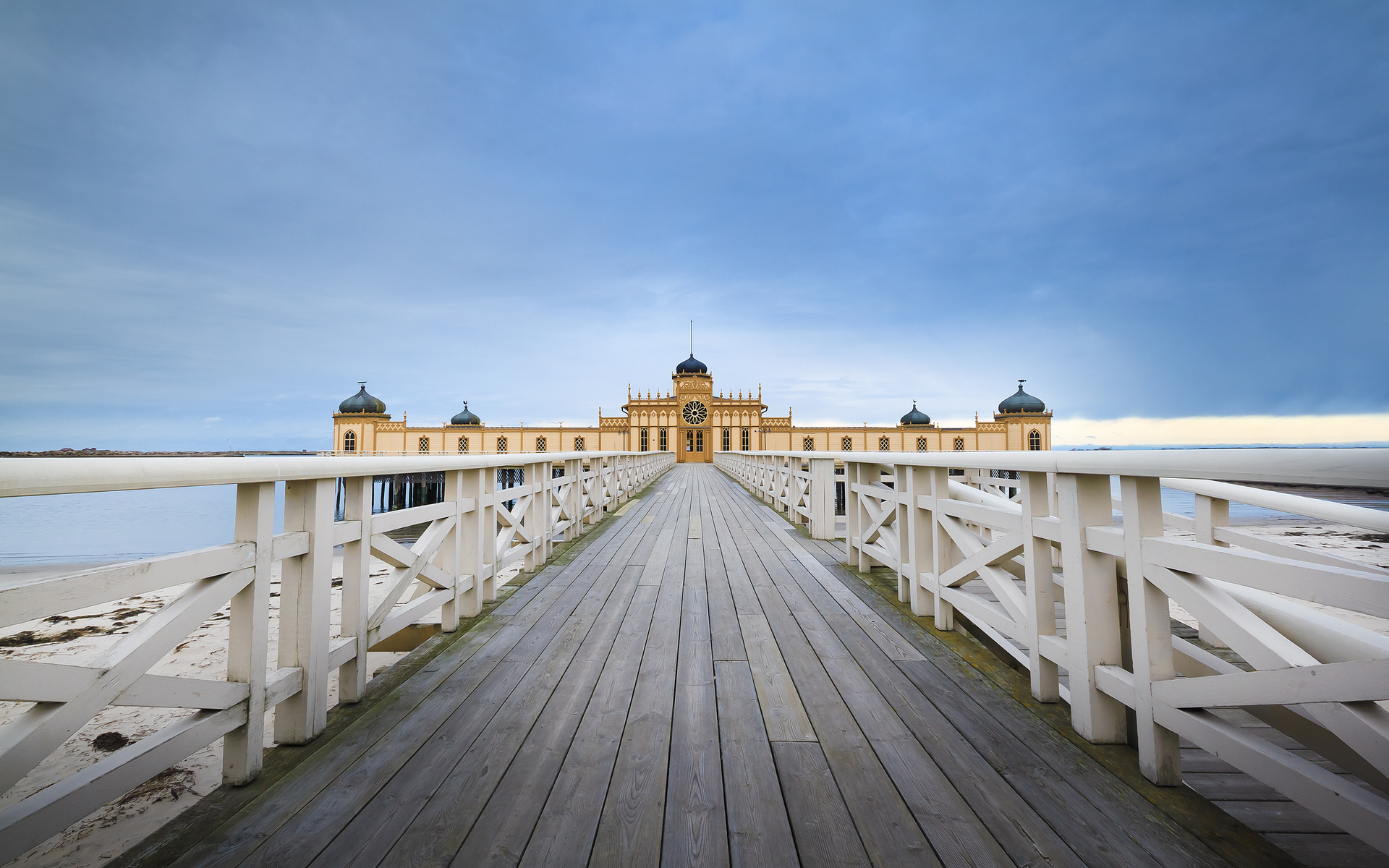 sea, , sky, bath, , , , , blue, Sweden, pier