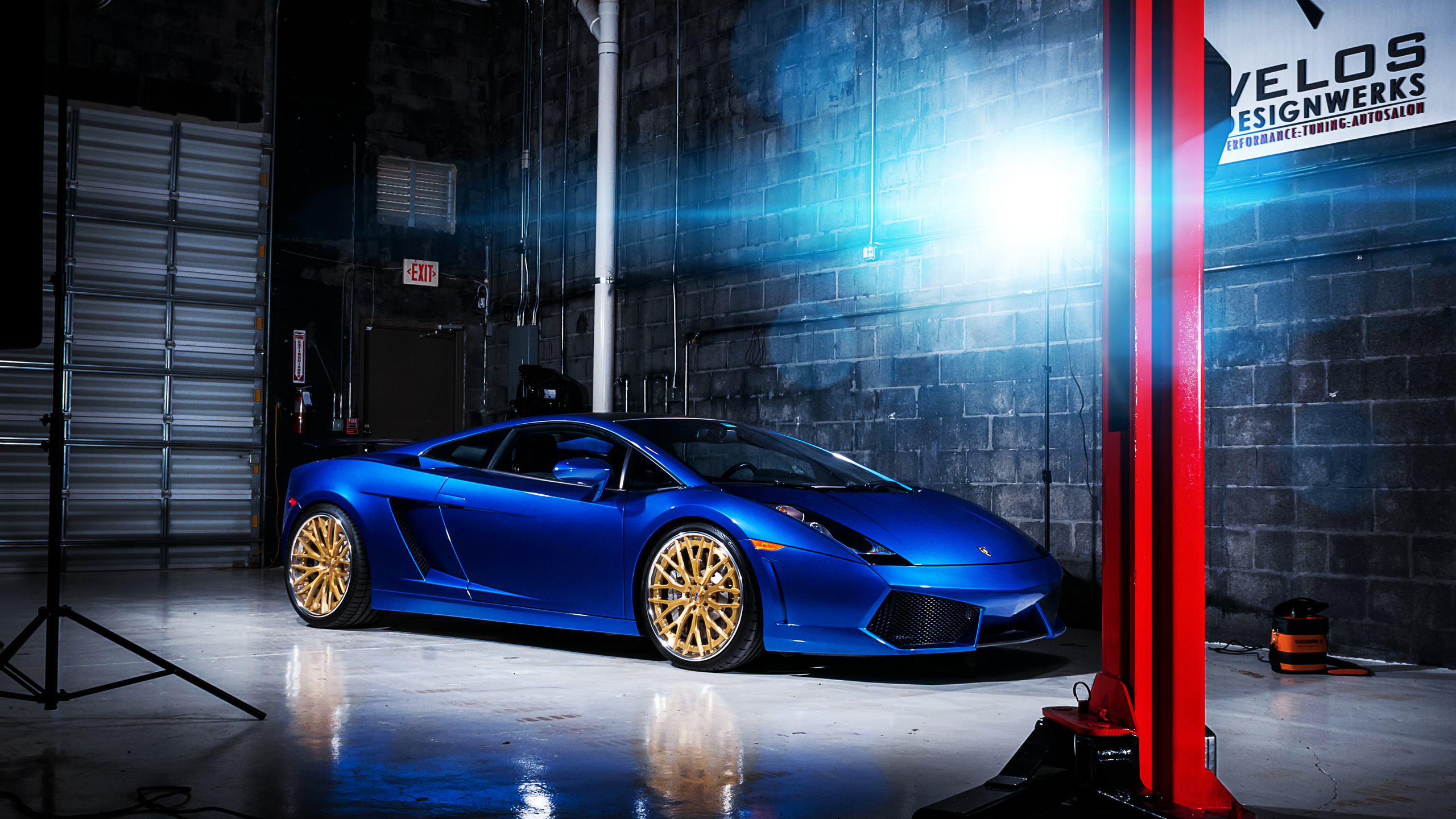 , gallardo, , blue, , Lamborghini