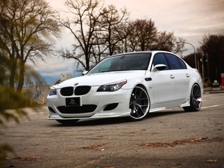 parking, , m5, , white, e60, , Bmw, , 