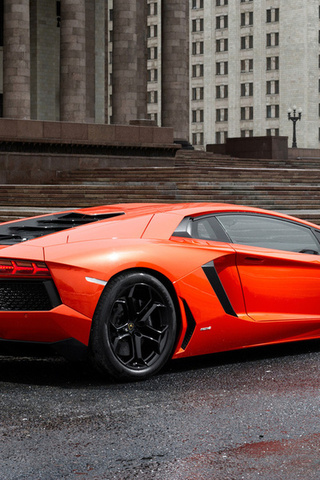 , , orange, Lamborghini aventador lp700-4, 