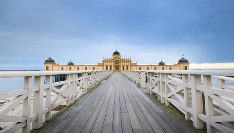 sea, , sky, bath, , , , , blue, Sweden, pier