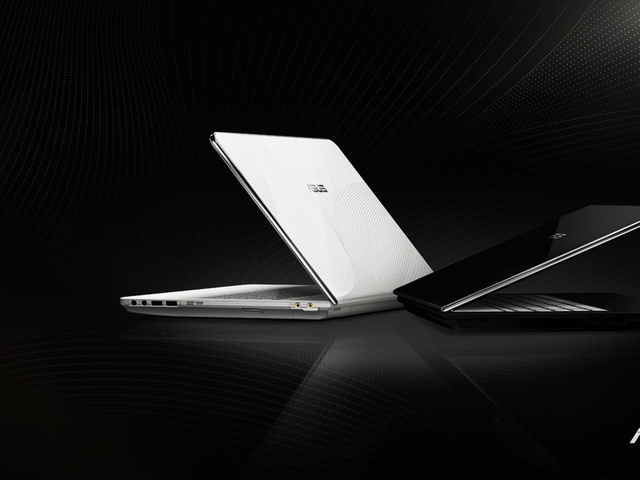 Asus, n5, laptop, white