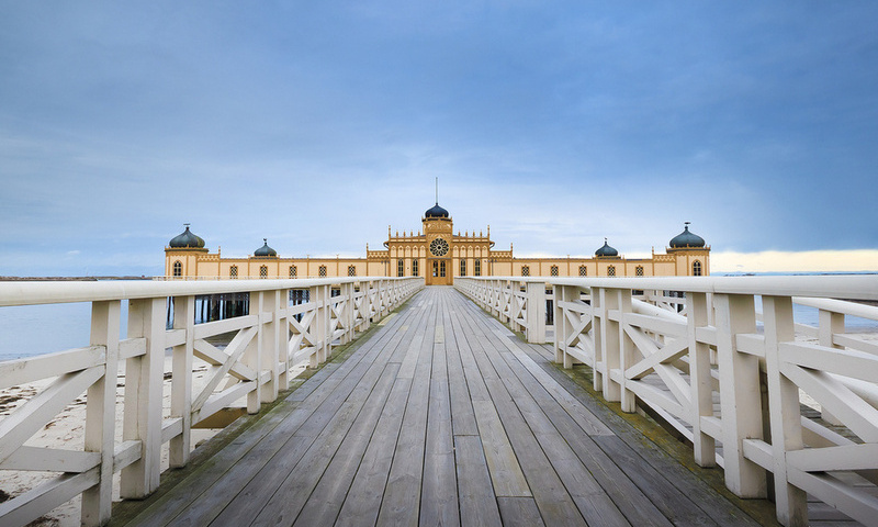 sea, , sky, bath, , , , , blue, Sweden, pier